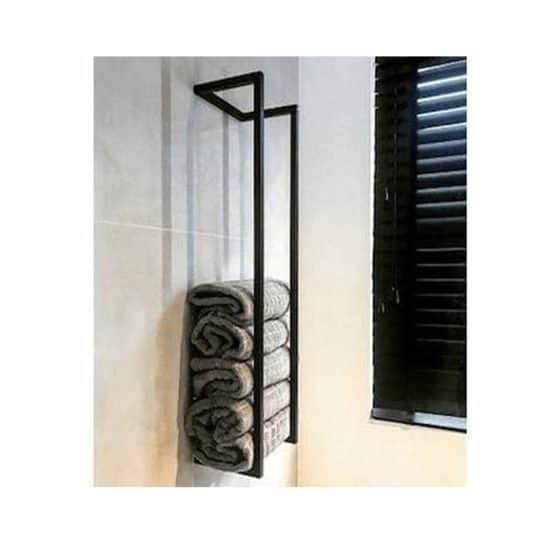 Metal Havluluk Banyo Duvar Rafı 3026