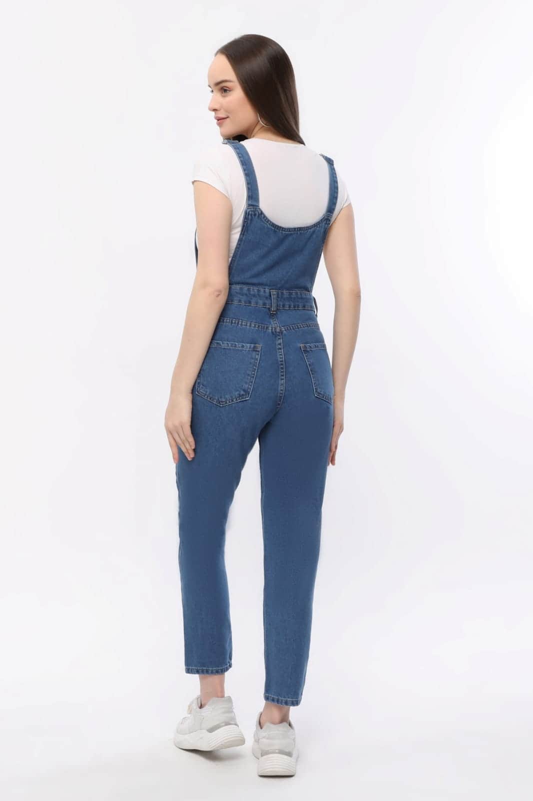 Vovikon KN Mavi Denim Boyfriend Bahçevan Tulum