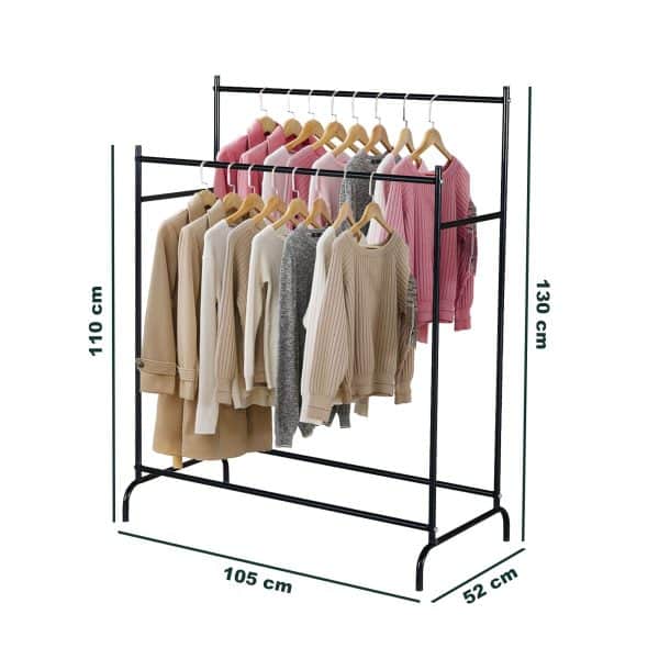 Ayaklı Metal Elbise Kıyafet Askısı 5183