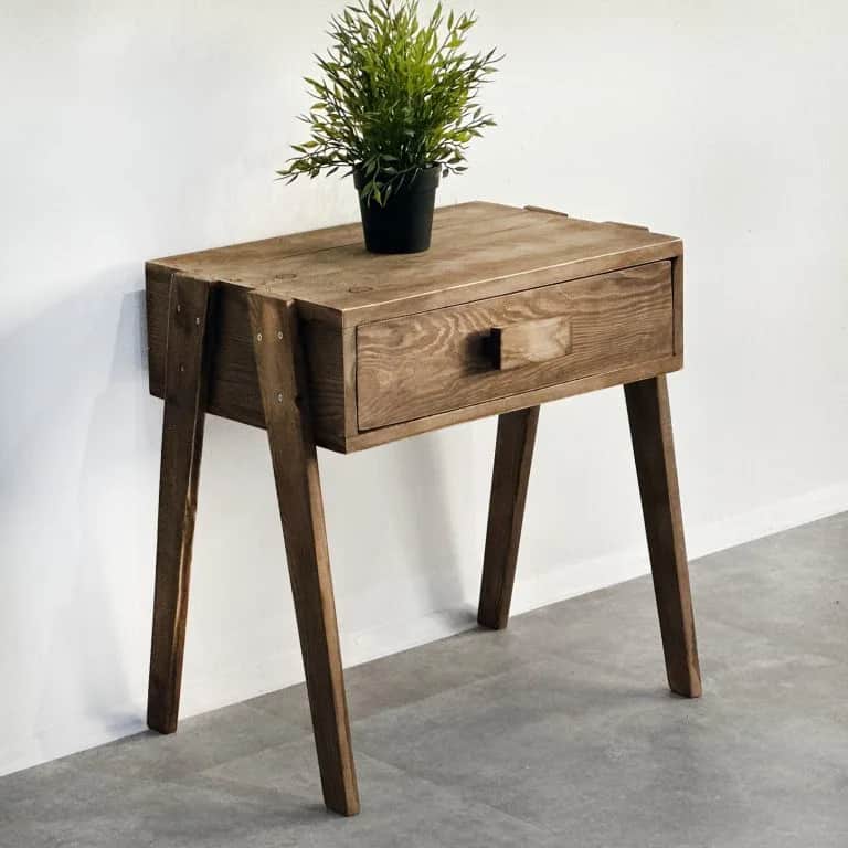 Ahşap Çekmeceli Yan Sehpa Komodin 5308