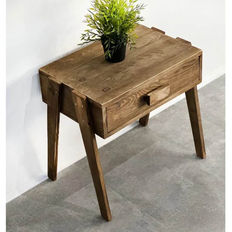 Ahşap Çekmeceli Yan Sehpa Komodin 5308