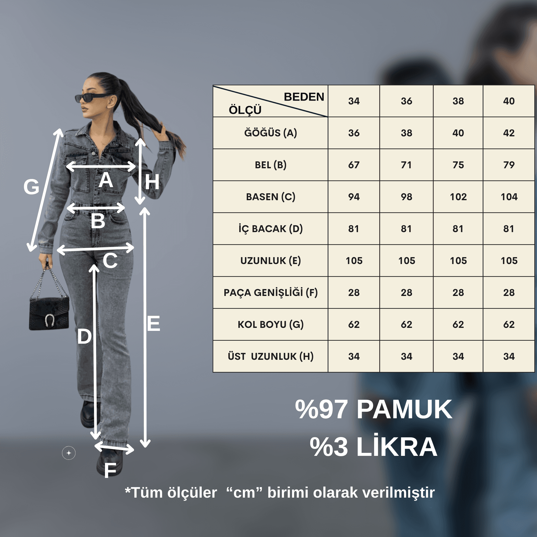 Vovikon KN Kar Siyah İspanyol Paça Ceketli Tulum