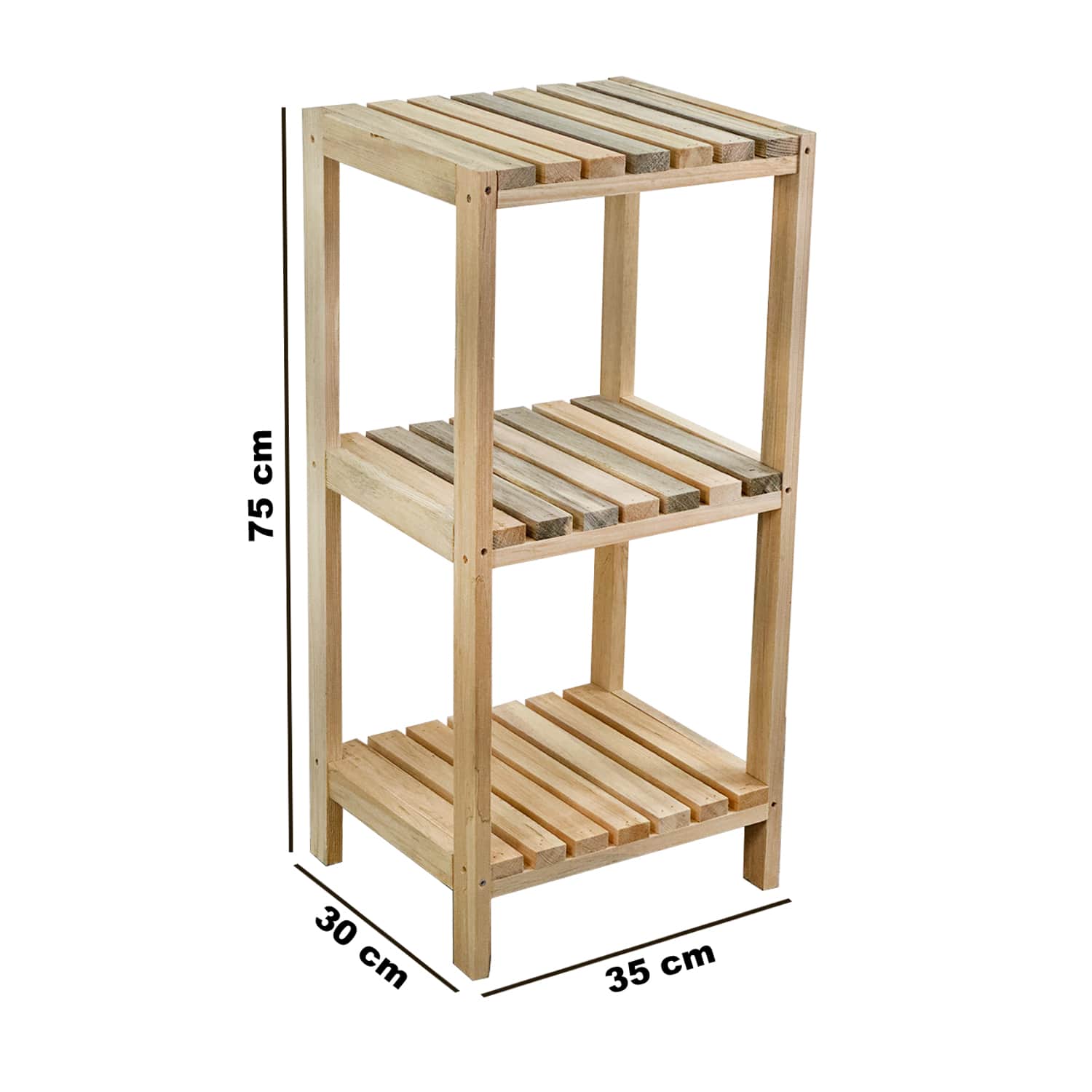 Ahşap Komodin Raf Yan Sehpa 5431
