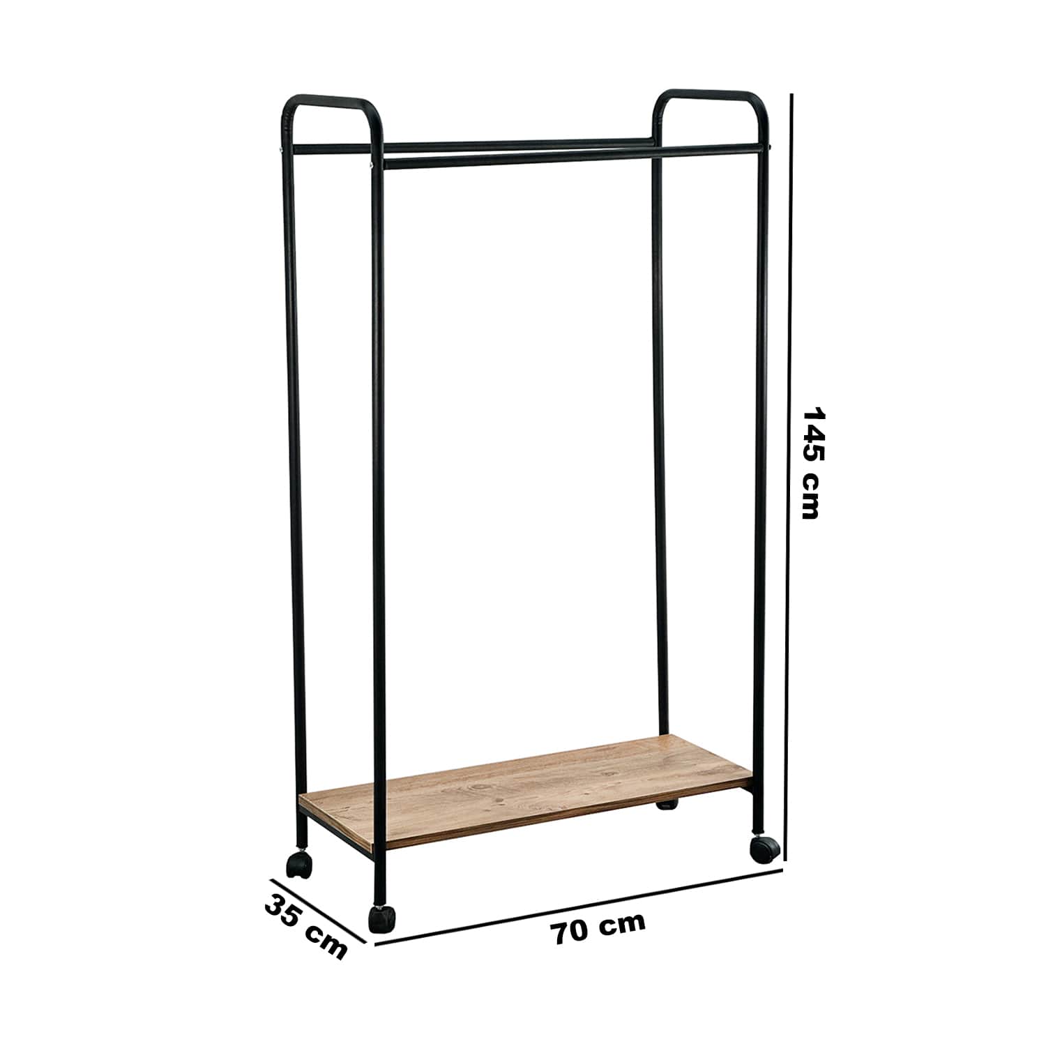 Tekerlekli Askılık Elbise Askısı 6080