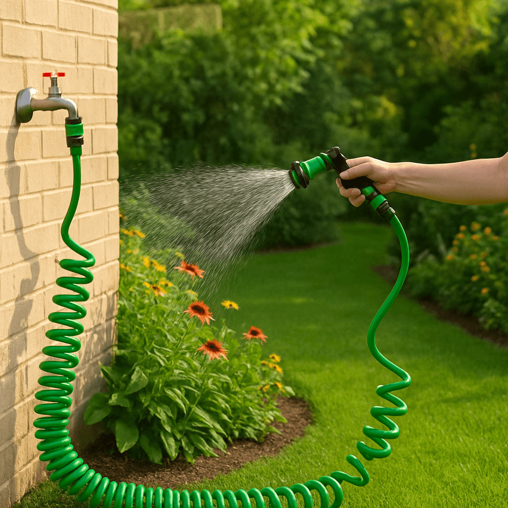 Vovikon BTX 10 Metre 7 Fonksiyon Başlıklı Spiral Hortum