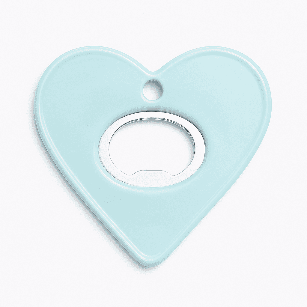 Kalp Şekilli Açacak 2li Mıknatıslı Soda Gazoz Meşrubat Açacağı