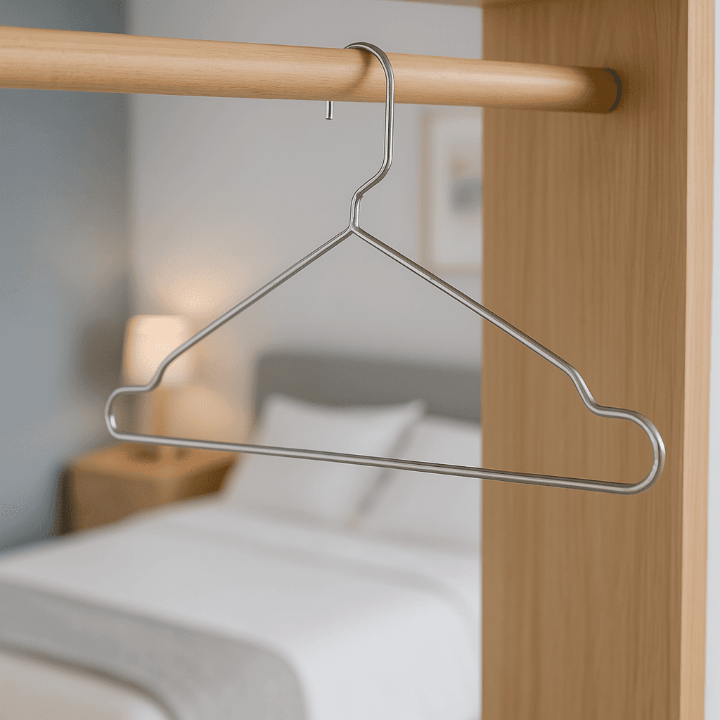 12li Metal Elbise Kıyafet Askısı