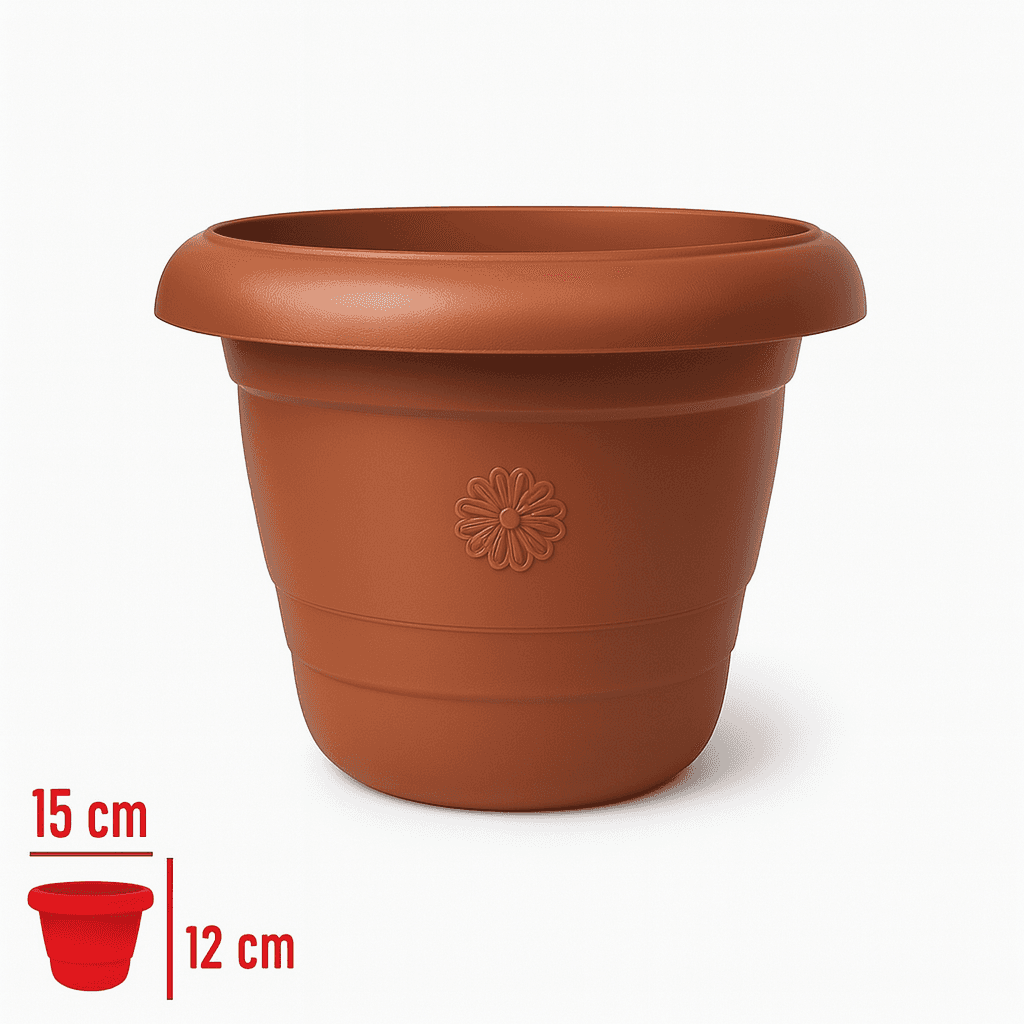 Vovikon Antik 1 Litre 5 Adet Küçük Boy Saksı