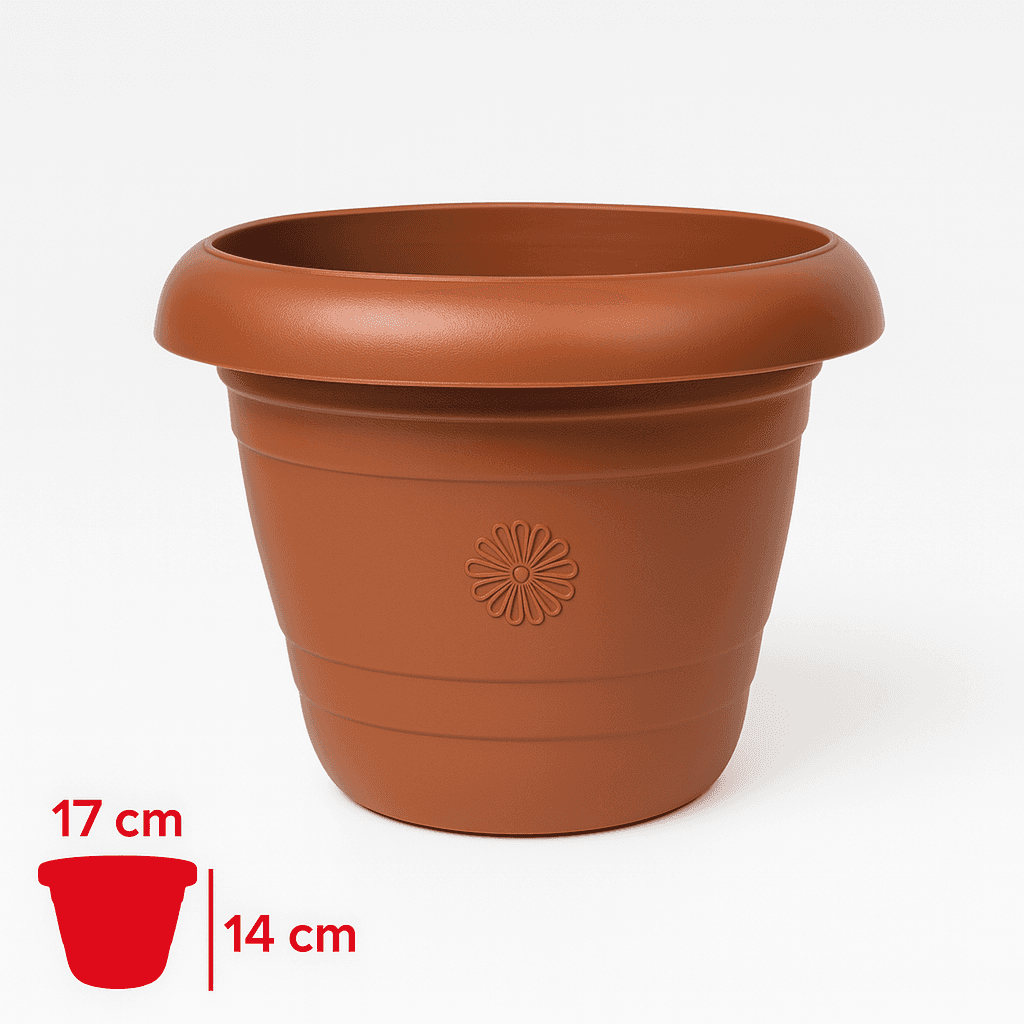 Vovikon Antik 1,5 Litre 5 Adet Küçük Boy Saksı