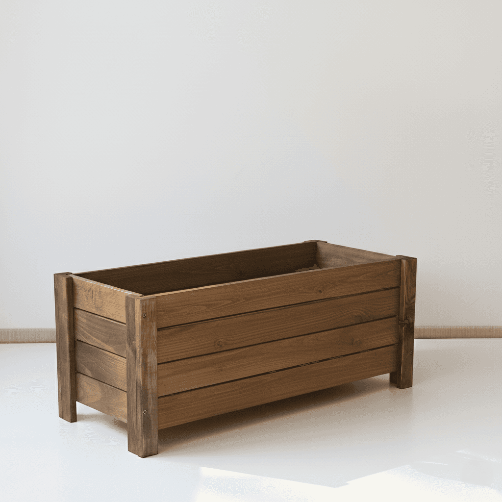 Ahşap Dış Mekan Büyük Boy Saksılık Otel Cafe Saksı