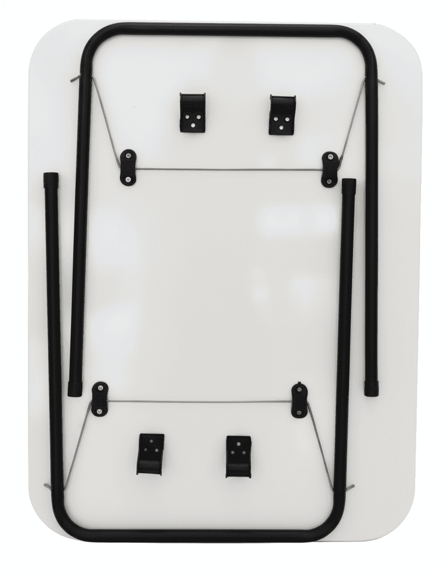 Ahşap Beyaz Katlanır Masa Piknik Masası