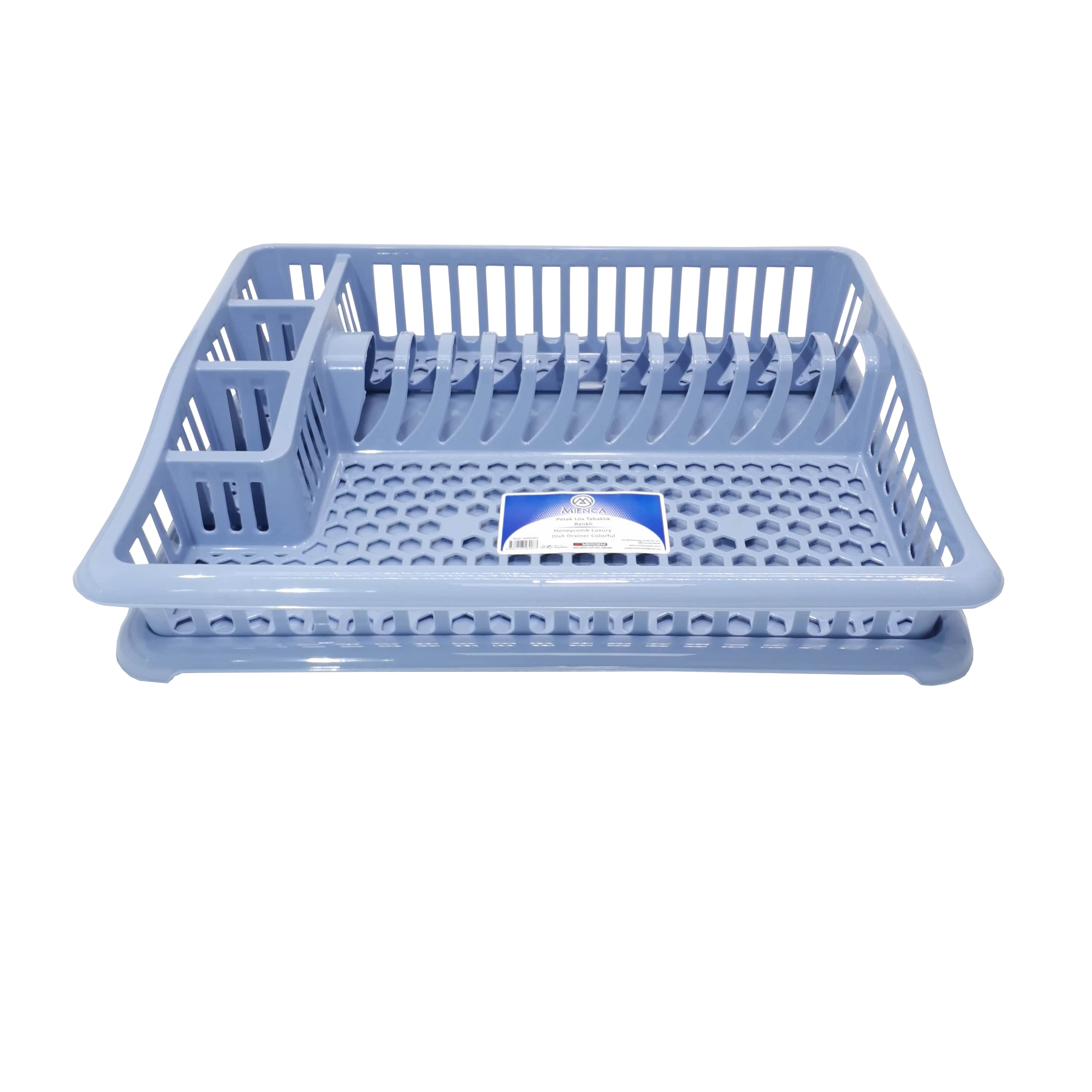 Merdem Lüx Tek Katlı Kaşıklık Bölmeli Bulaşık Sepeti Tabaklık
