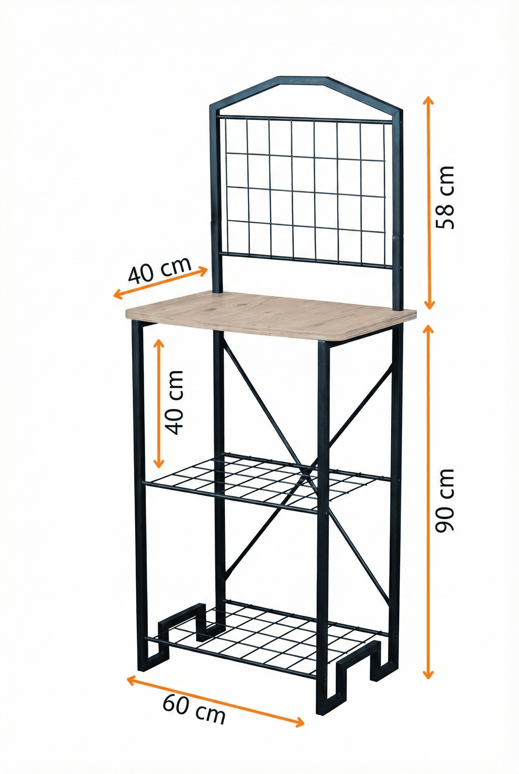 Kahve Köşesi Dar Mutfak Bangosu Çok Amaçlı Raf