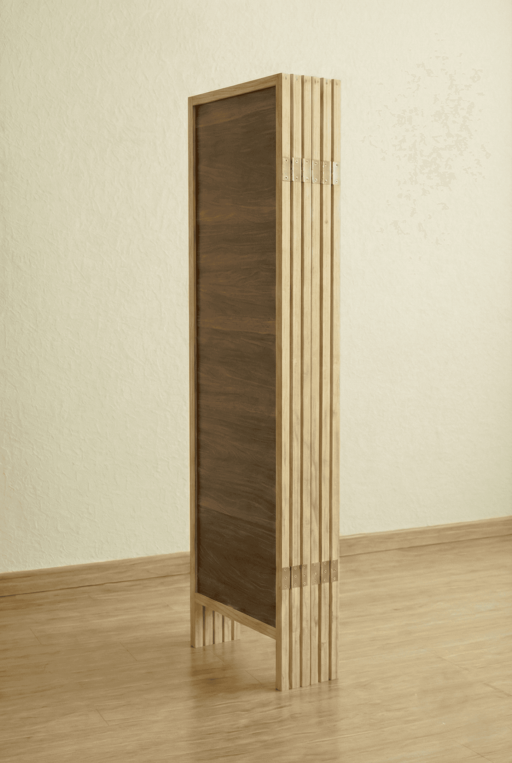 Ahşap 6 Kanat MDF Katlanır Oda Ayırıcı Paravan Seperatör