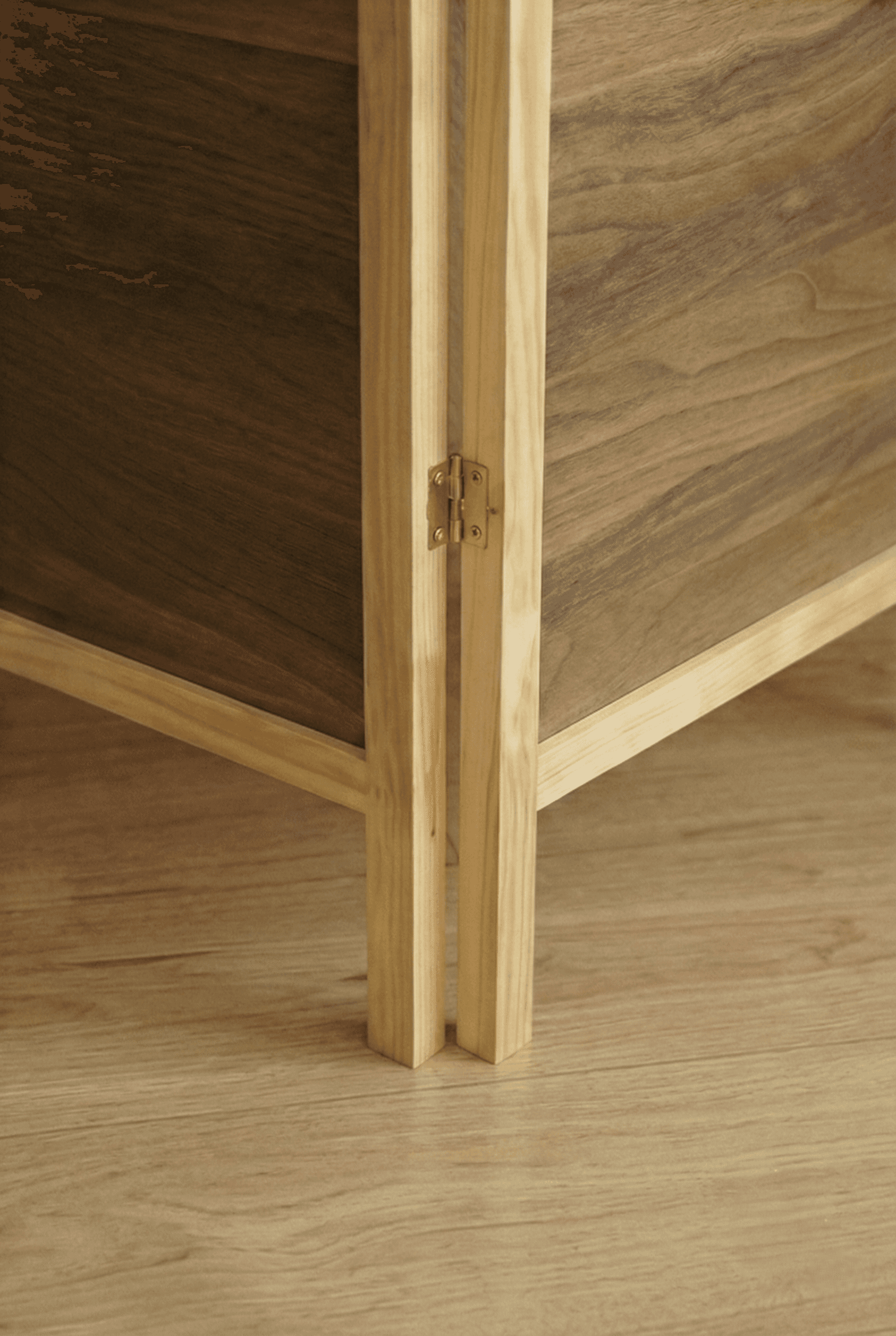 Ahşap 6 Kanat MDF Katlanır Oda Ayırıcı Paravan Seperatör