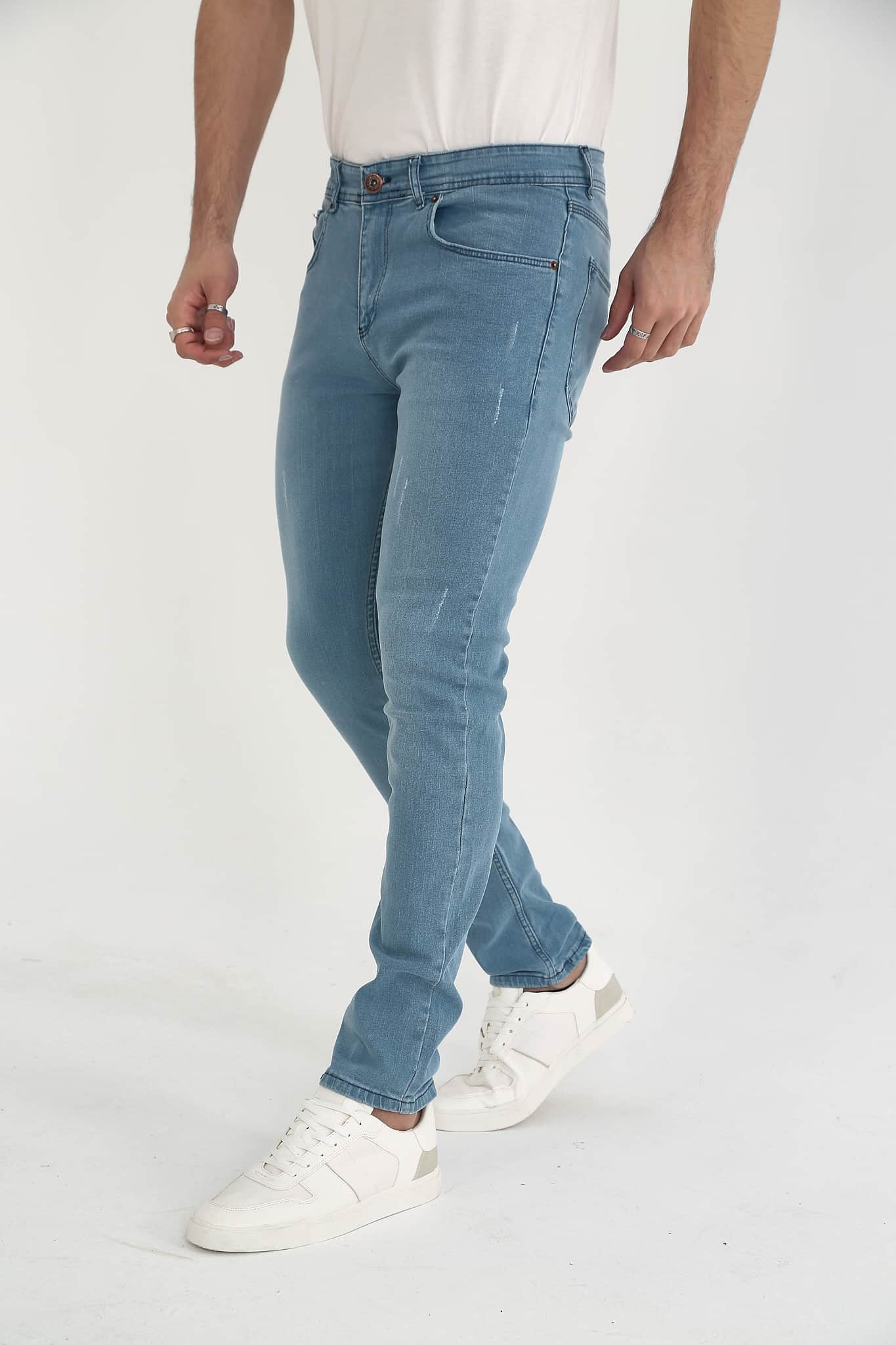 D'Vision Erkek Kot Pantolon Mavi Slim jean M-5220-267