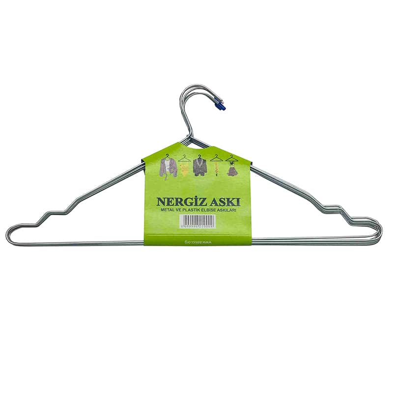 24lü Metal Elbise Kıyafet Askısı