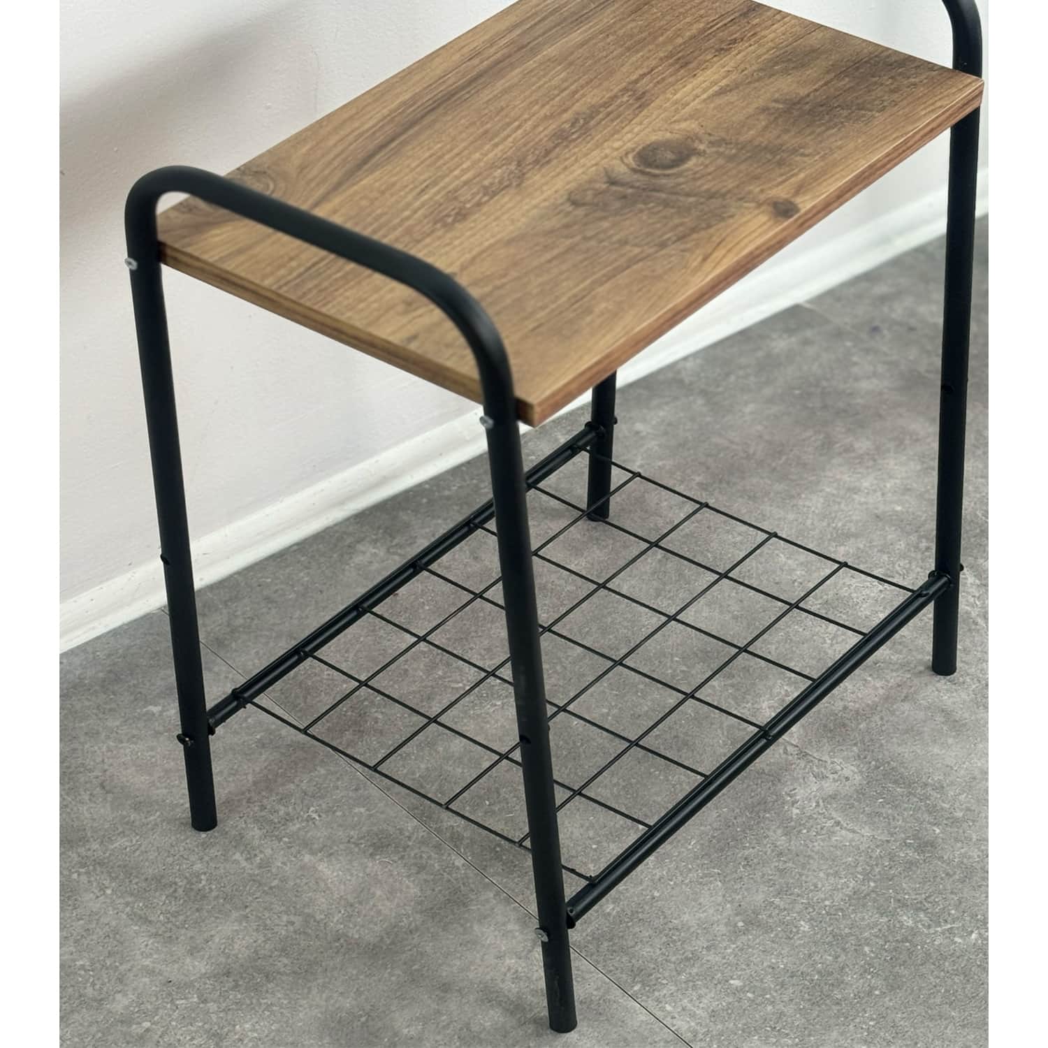 Dekoratif Raflı Yan Sehpa Komodin 5079