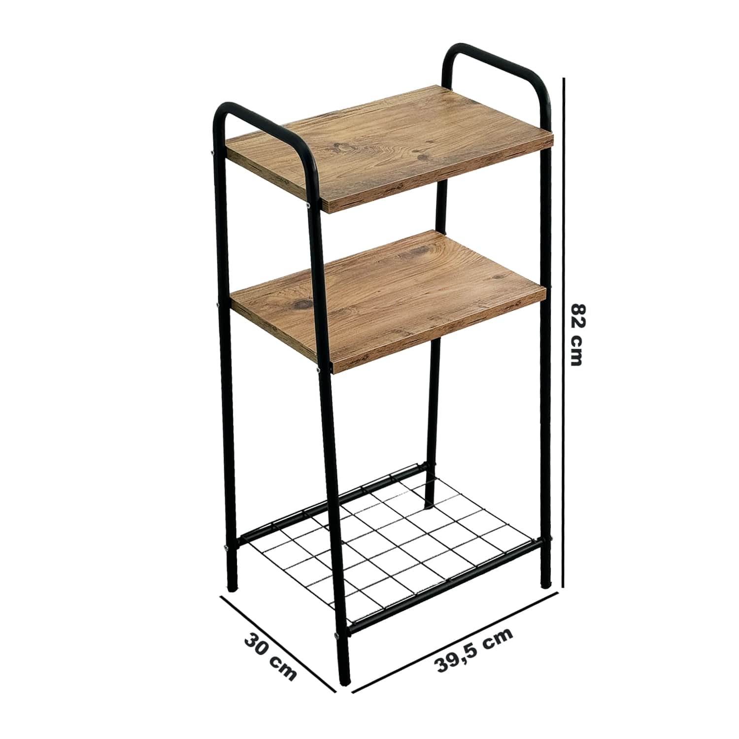 Raflı 2 Katlı Yan Sehpa 5505