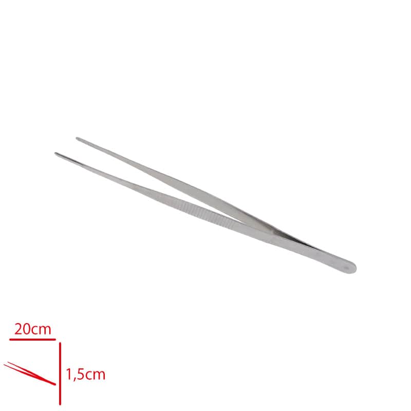 Biradlı Düz Şef Dekor Cımbızı 20 cm