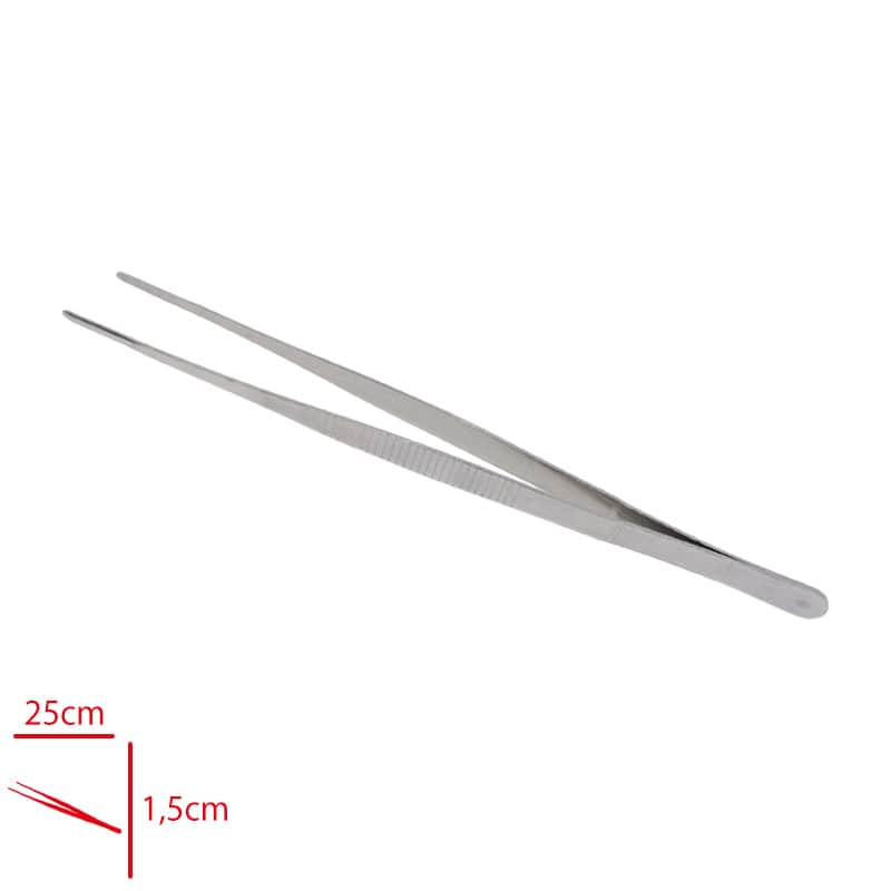 Biradlı Düz Şef Dekor Cımbızı 25 cm