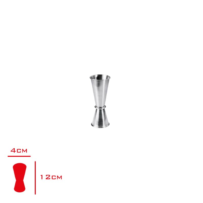 Evmoni 304 Paslanmaz Çelik İkili Jigger 3/6 cl