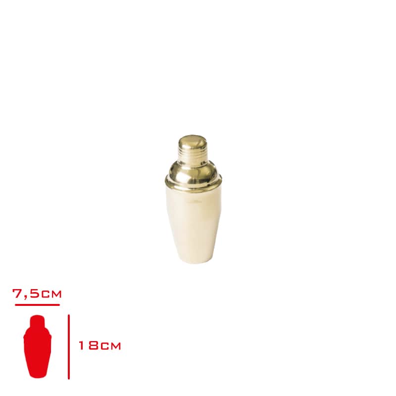 Evmoni Kokteyl Shaker Gold 350 ml