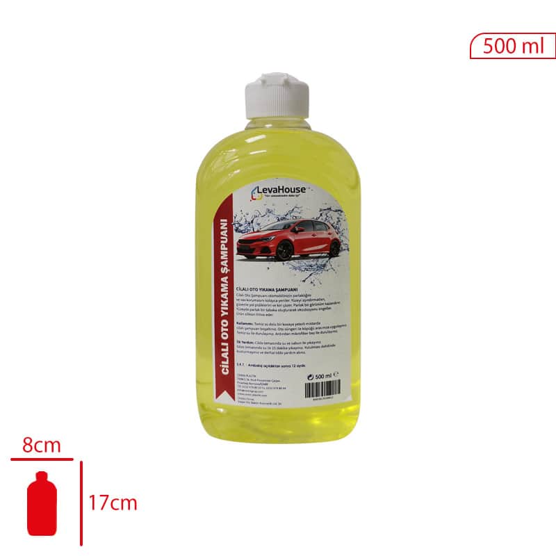 Leva House Cilalı Oto Yıkama Şampuanı 500 ml