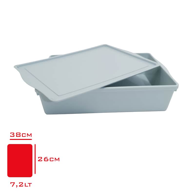 Emay All Store Kapaklı Çok Amaçlı Kutu 7,2 Lt