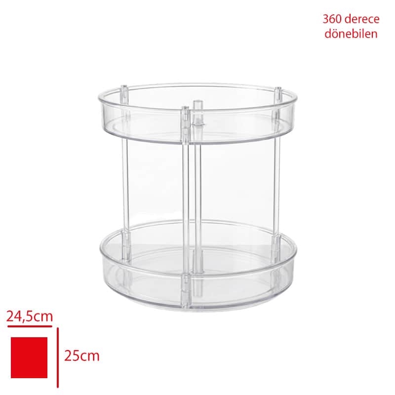 Can Plast Dönebilen 2 Katlı Organizer
