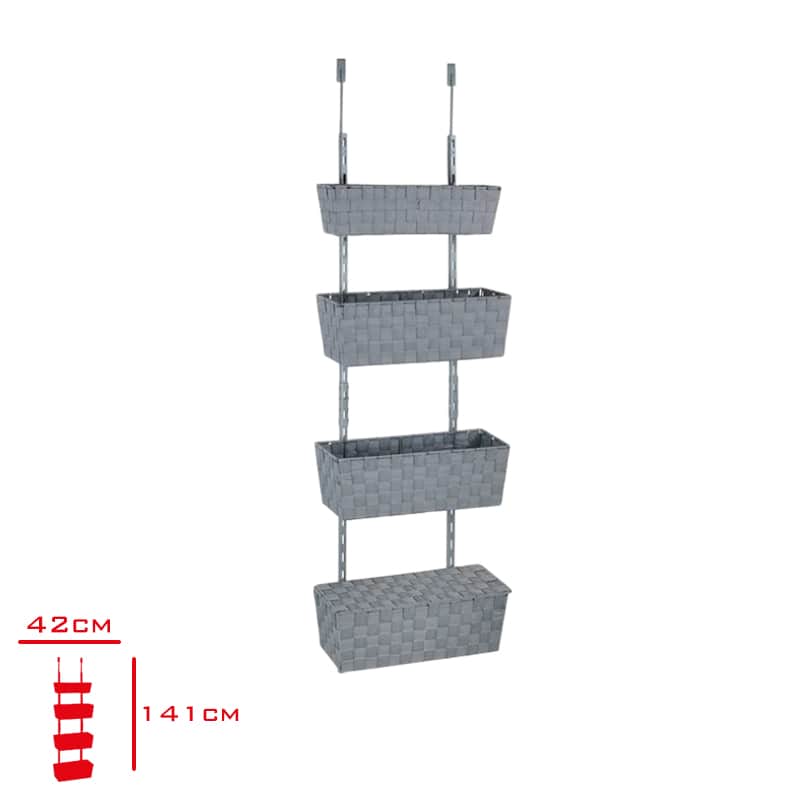 Wenko Kapı Arkası Organizer 4 Katlı 42x16x141 cm