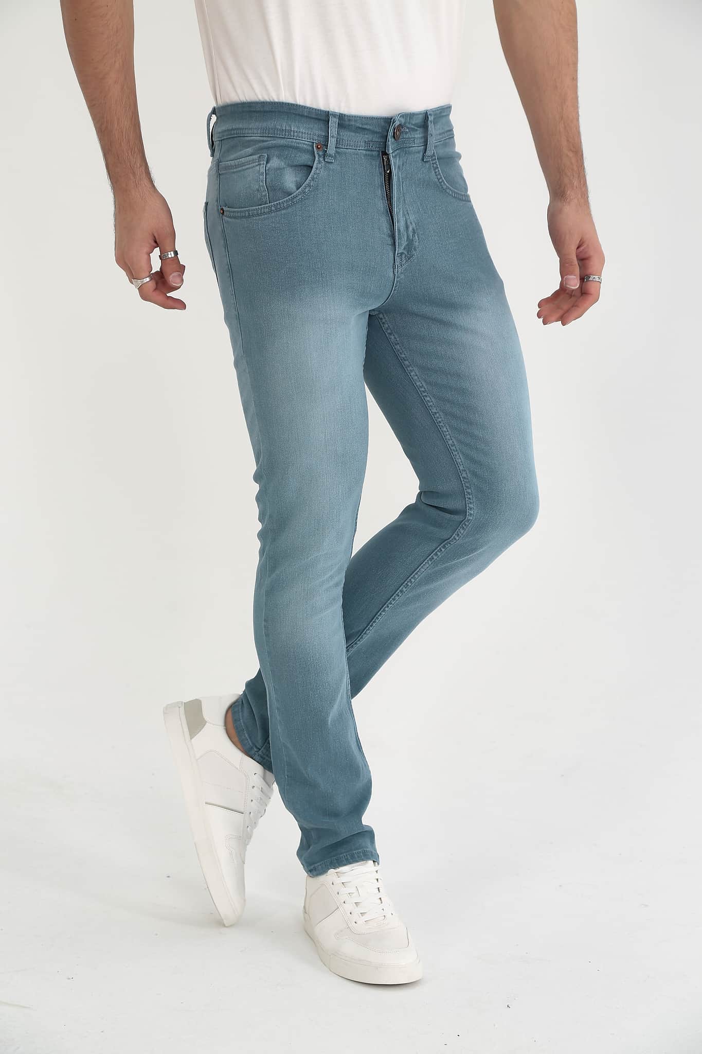 D'Vision Buz Mavi Slim Fit Erkek Jean M-5220-107