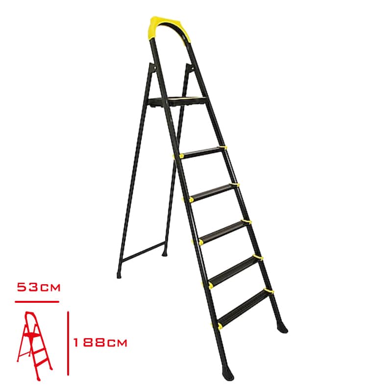 Star Leo 5+1 Basamaklı Metal Merdiven