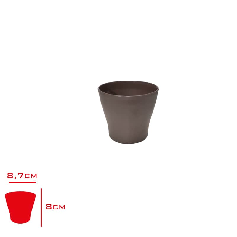 Poliwork Pastel Kaktüs Saksı 8,5 cm Karışık Renk