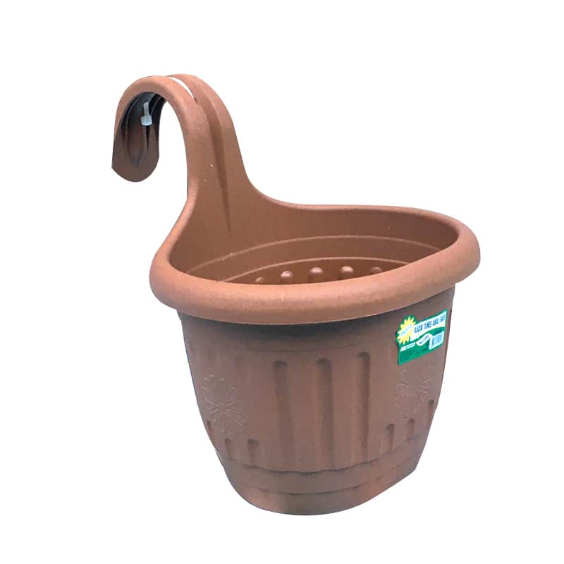 Hak Güneş Naturel Askılı Balkon Saksısı Küçük