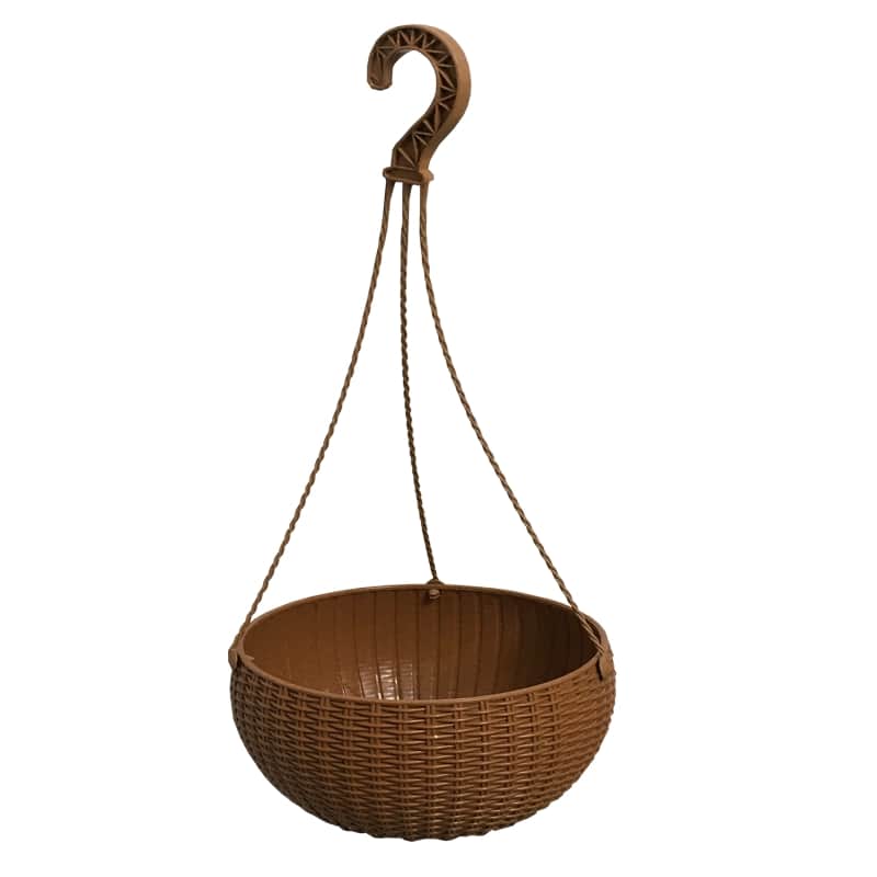 Hak Rattan Naturel Büyük Makrome Saksı