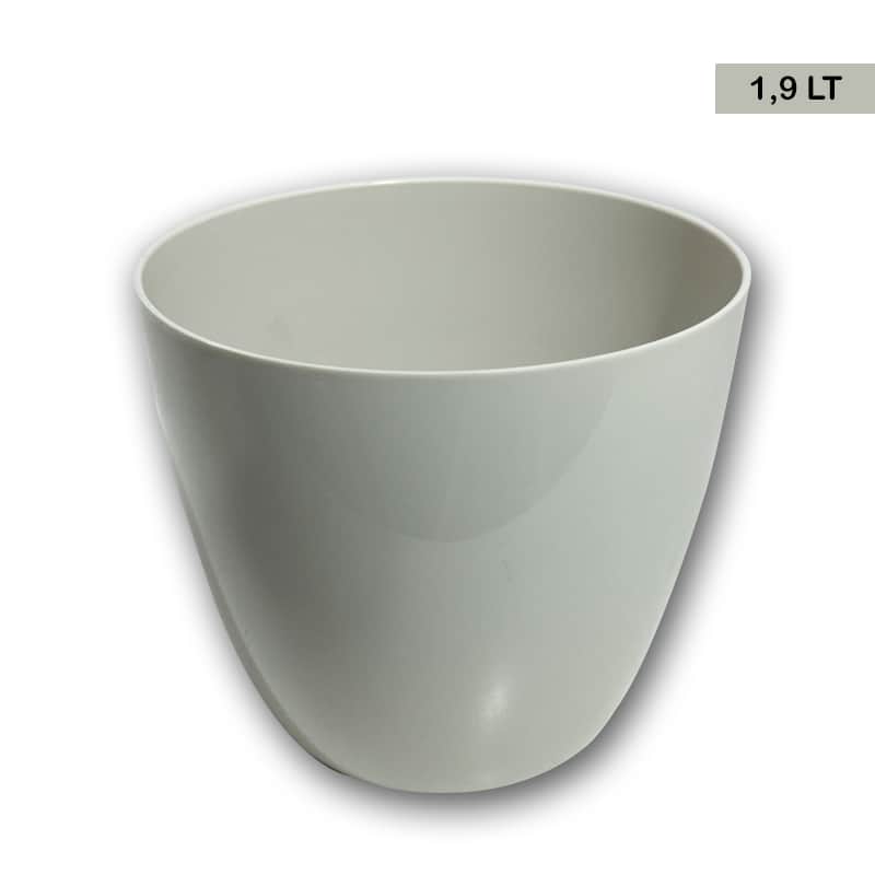 Serinova Yakut Yuvarlak Saksı 2 No 1,9 Lt 15x13 Cm