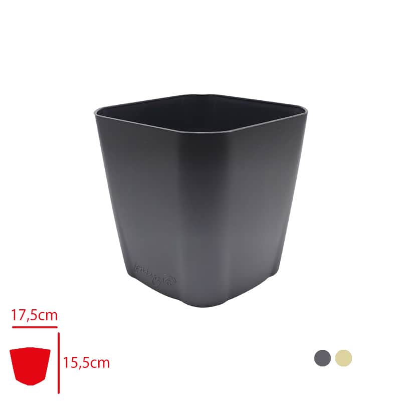Serinova Safir Zambak Drenajlı Saksı Takımı 3 No