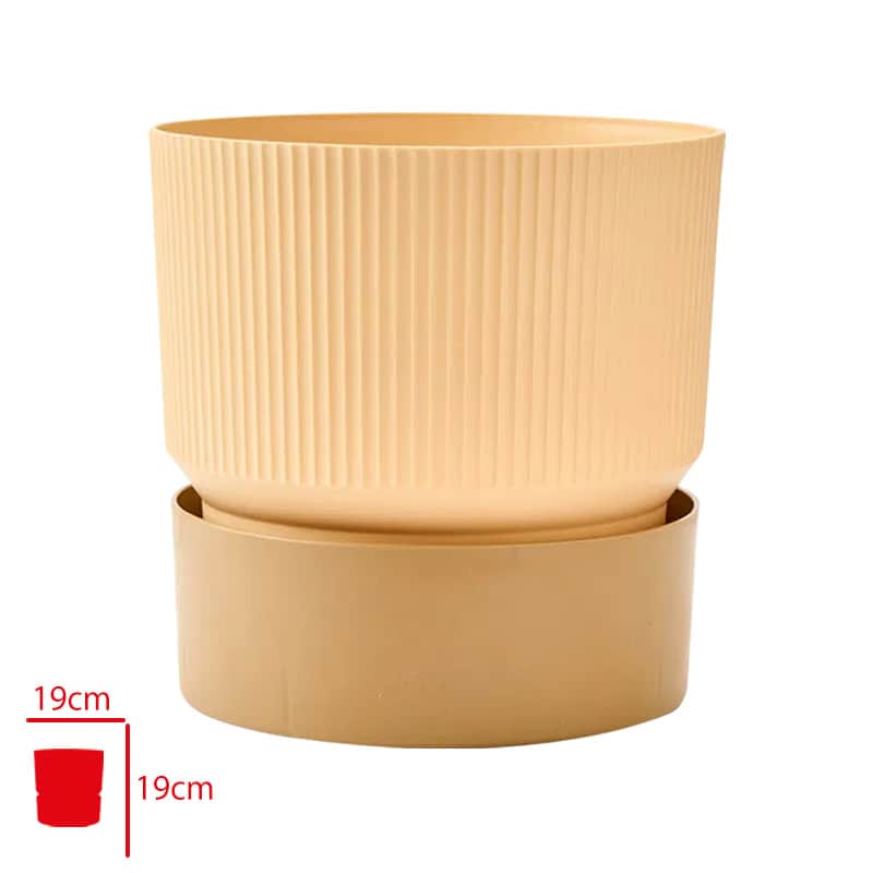 Poliwork Ixora Dakota Saksı 19 cm Sarı