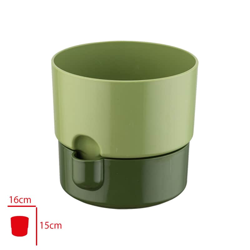 Poliwork Dora Forest Saksı 16 cm Orman Yeşili