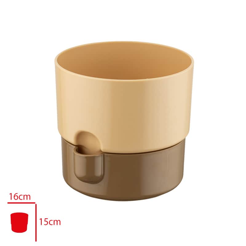 Poliwork Dora Dakota Saksı 16 cm Sarı