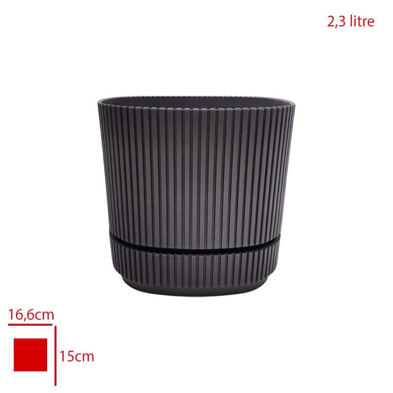 Karasu Pera Kare Saksı No 3 2,3 Lt