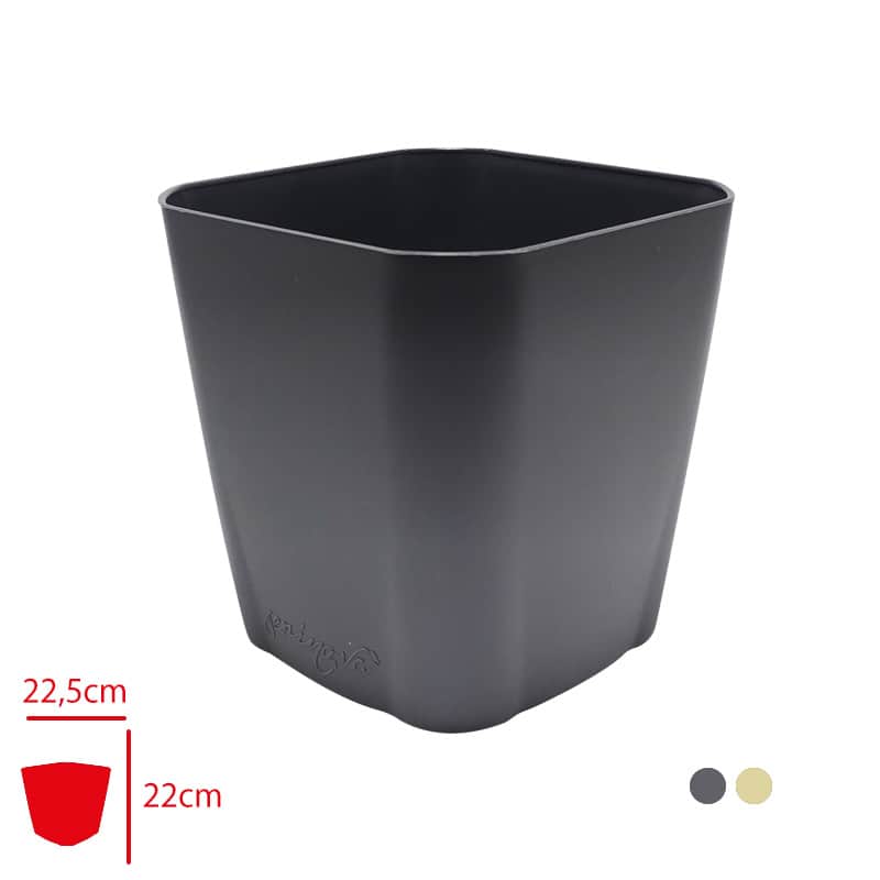 Serinova Safir Zambak Drenajlı Saksı Takımı 5 No