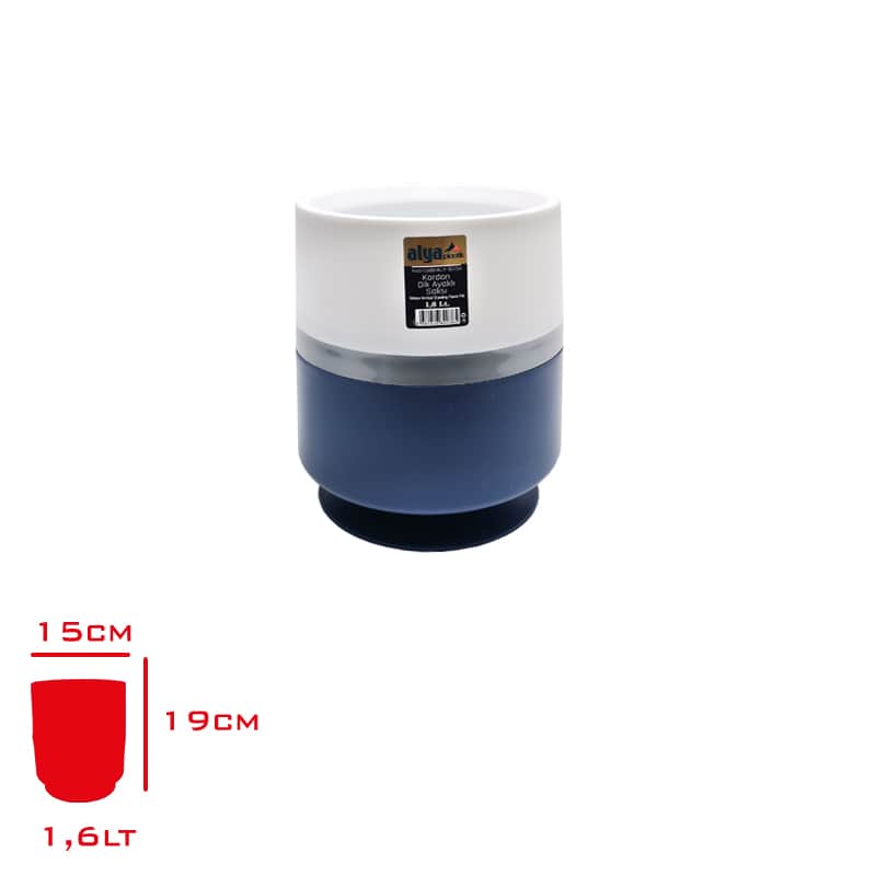Alya Kordon Dik Ayaklı Saksı 1,6 Lt