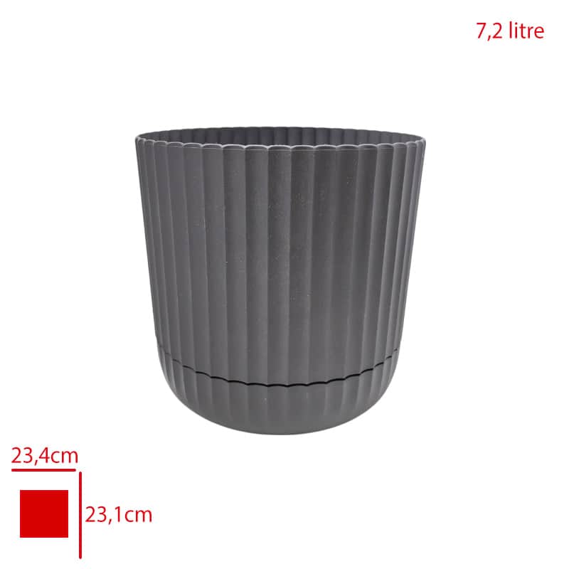Karasu Zeraf Saksı 4 No 7,2 Lt
