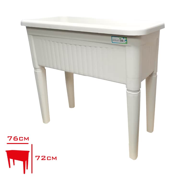 Serinova Portatif Ayaklı Bahçe Saksısı 3 No 60 Lt
