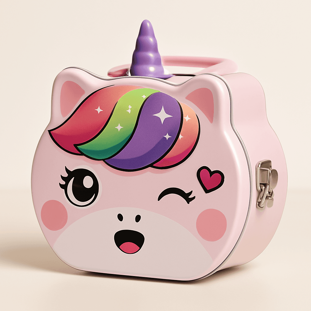 Sevimli Unicorn Metal Kumbara