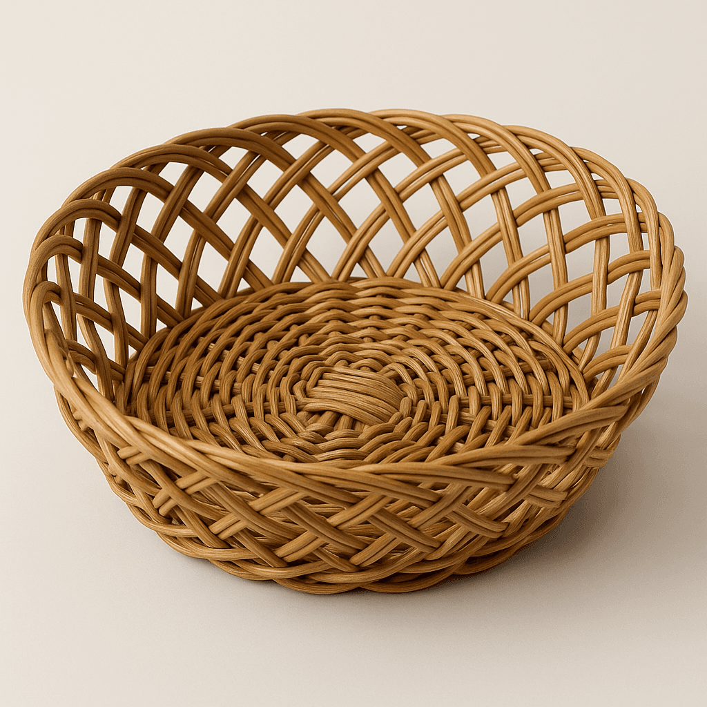 Rattan Ekmek Sepeti