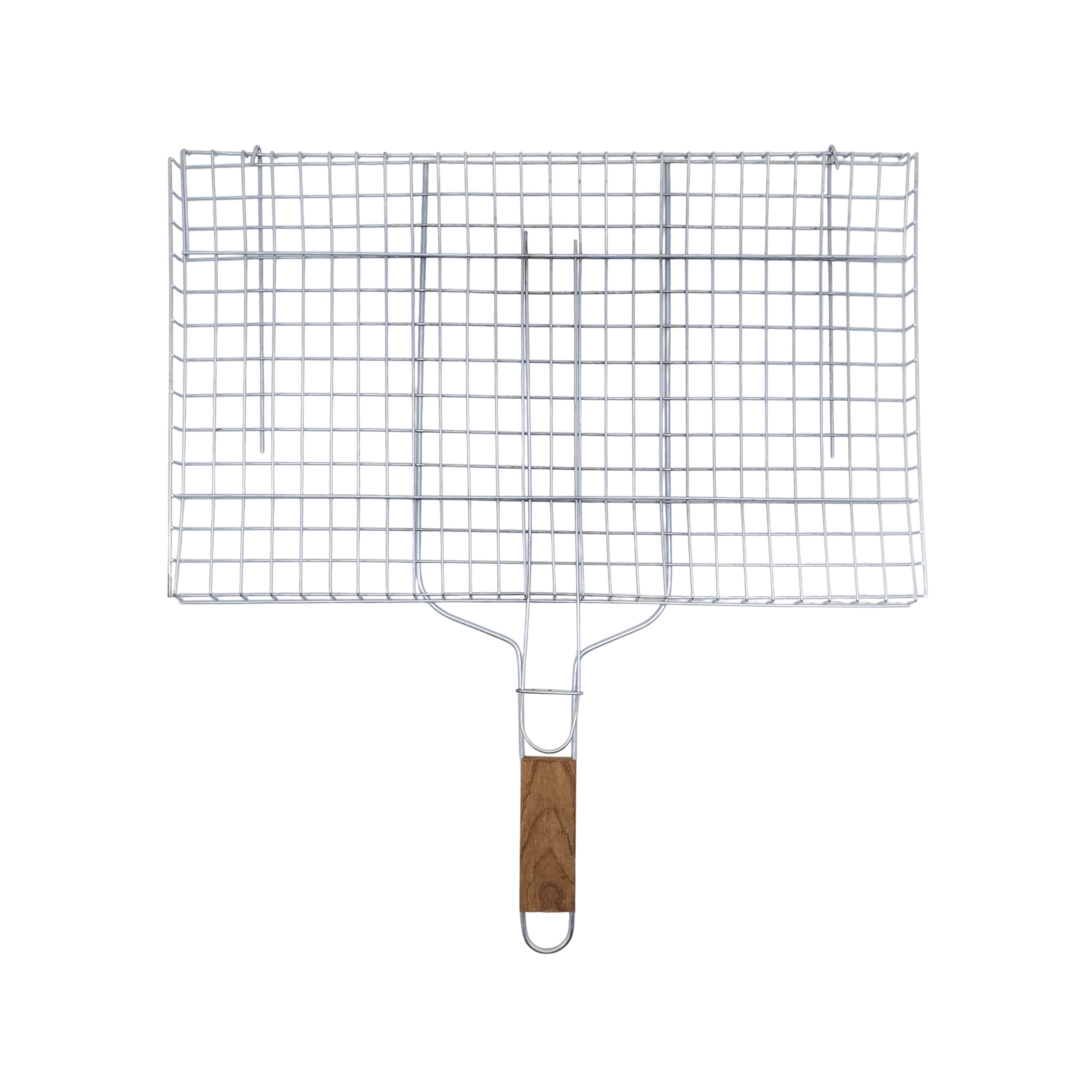 Ahşap Saplı Izgara Teli Büyük 30x50 cm