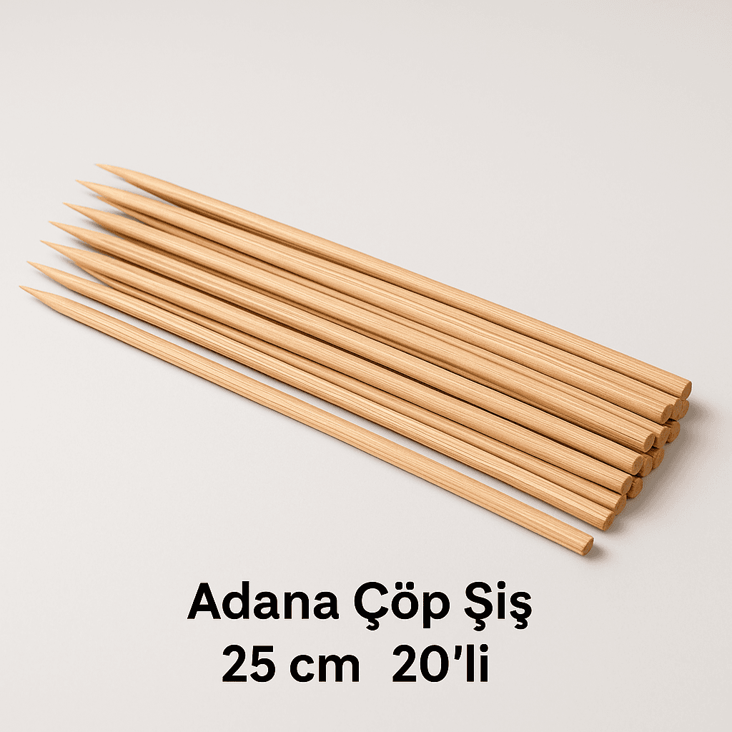 Adana Çöp Şiş 25 cm 20'li